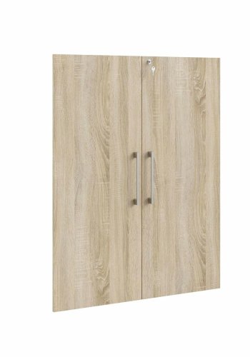 TVILUM Prima lger med ls - egetrsfarvet melamin (st af 2)