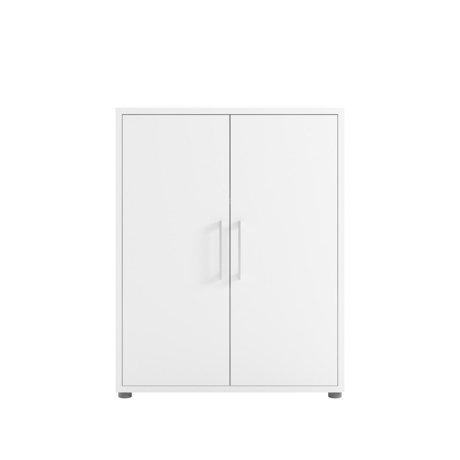 TVILUM Prima sknk - hvid tr m. 2 lger