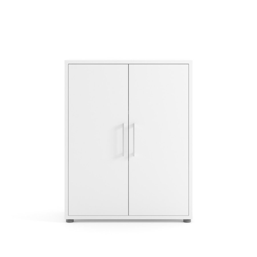 TVILUM Prima sknk - hvid tr m. 2 lger