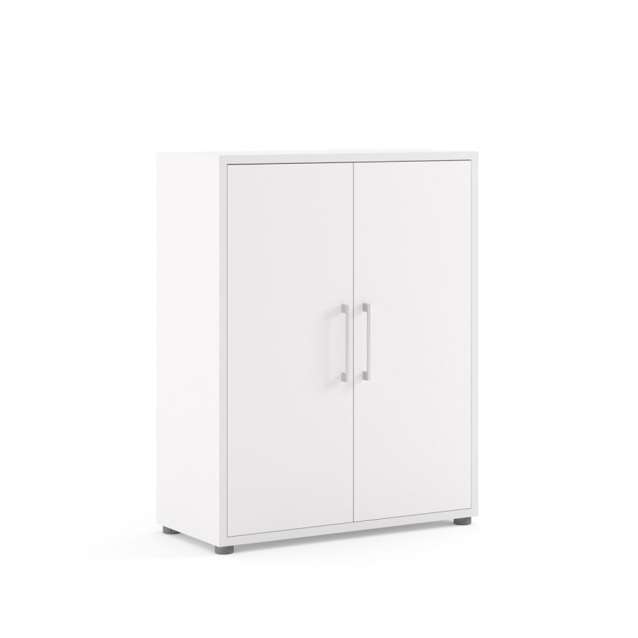 TVILUM Prima sknk - hvid tr m. 2 lger