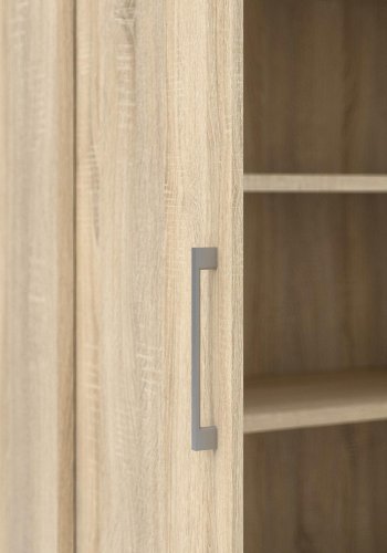 TVILUM Prima kontorreol - egetrsstruktur, m. 2 lger 