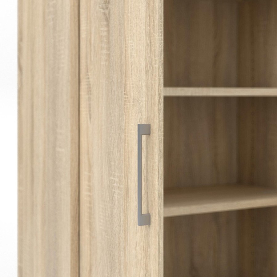 TVILUM Prima kontorreol - egetrsstruktur, m. 2 lger 