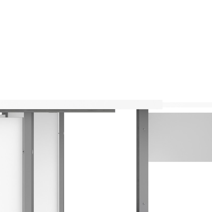 TVILUM Prima skuffesektion - hvid tr, m. hjul, 4 skuffer