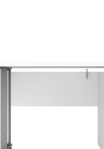 TVILUM Prima skrivebord - hvid tr, stl stel