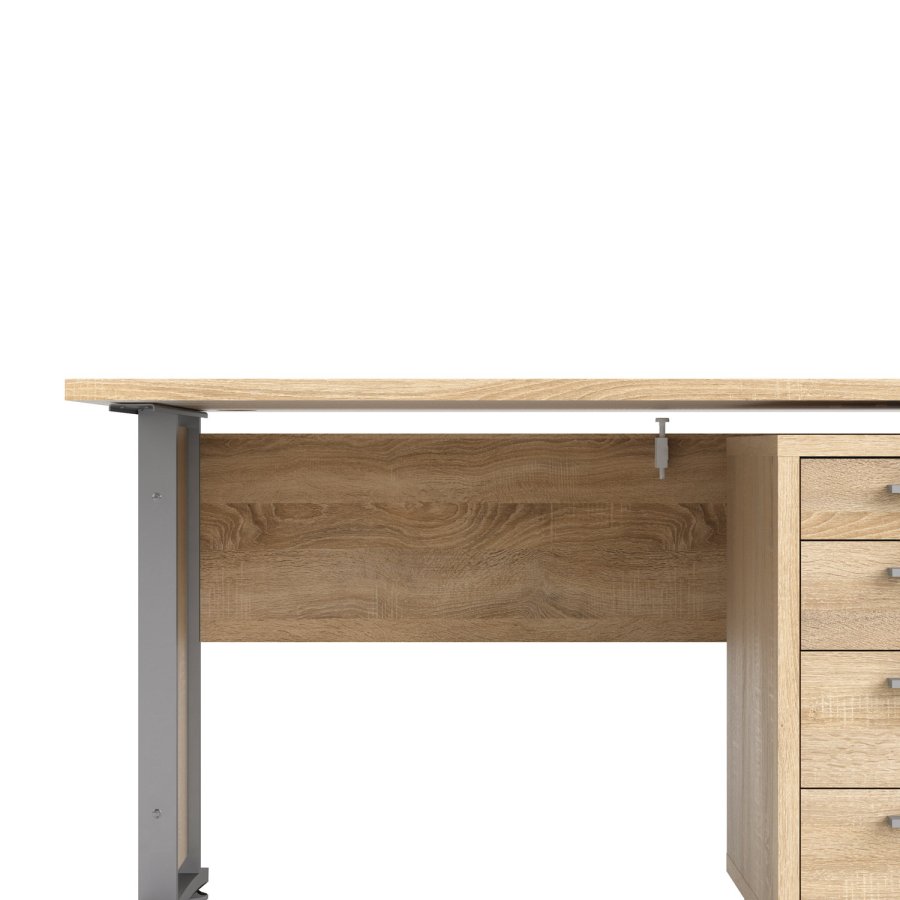 TVILUM Prima skrivebord - egestruktur, stl stel