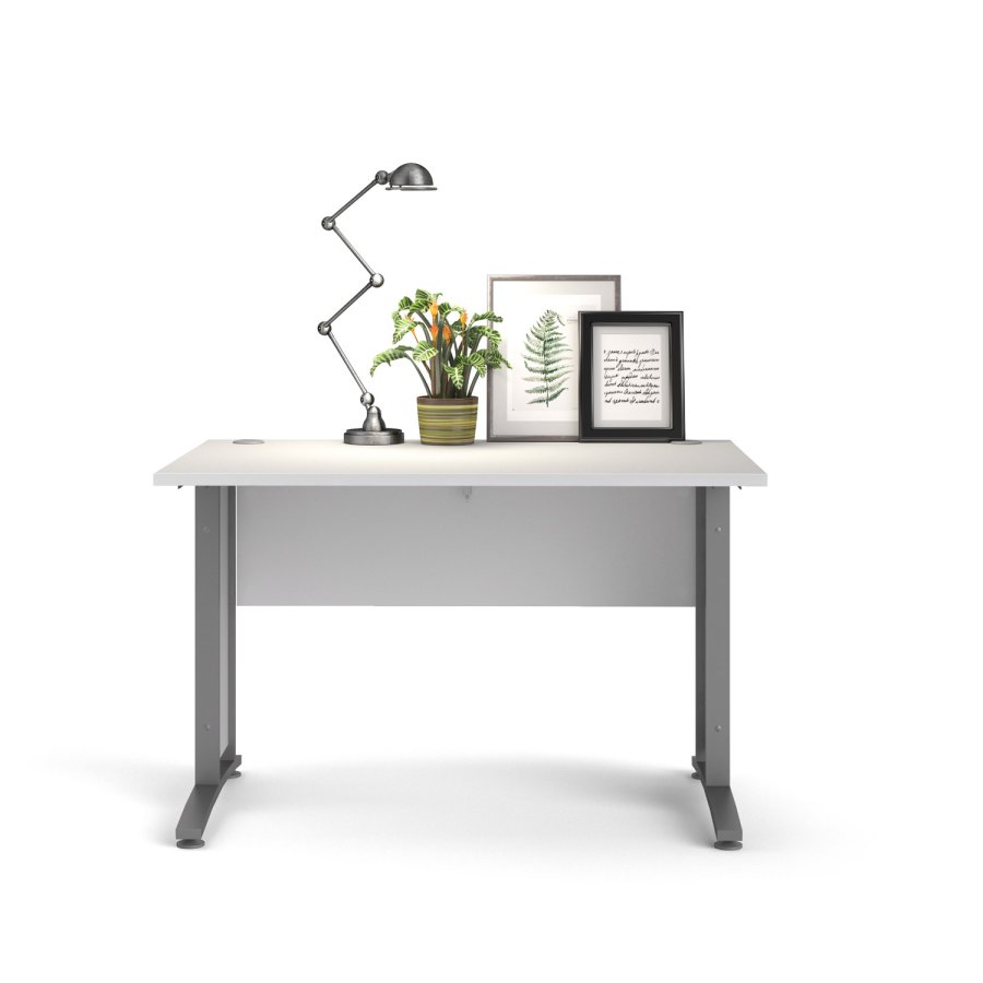 TVILUM Prima skrivebord - hvid tr, 80x120