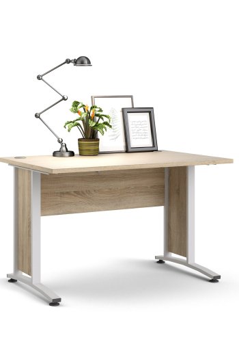 TVILUM Prima skrivebord - natur egetr, 80x120