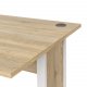 TVILUM Prima skrivebord - natur egetr, 80x120