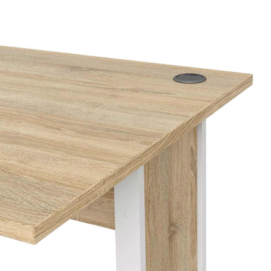 TVILUM Prima skrivebord - natur egetr, 80x120