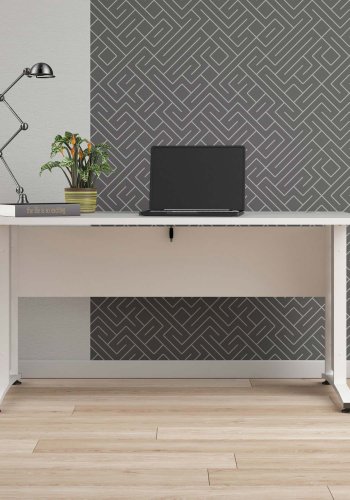 TVILUM Prima skrivebord - hvid, rektangulr (150x80)