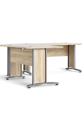 TVILUM Prima skrivebord - egestruktur, stl stel