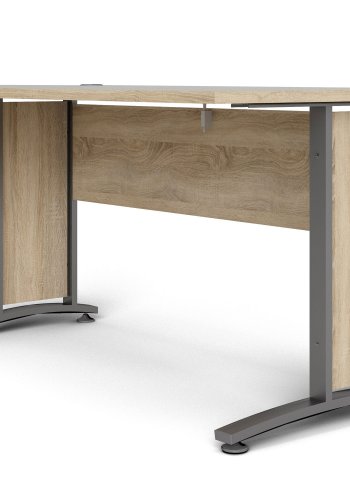 TVILUM Prima skrivebord - egestruktur, stl stel