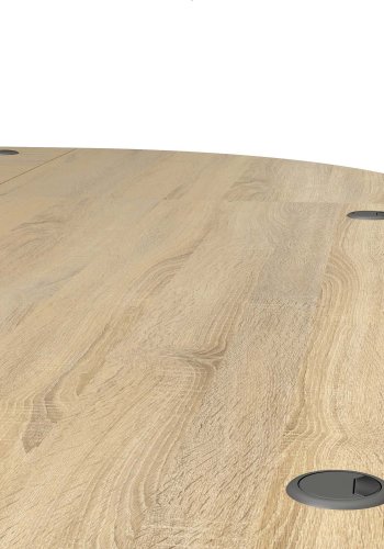 TVILUM Prima skrivebord - egestruktur, stl stel