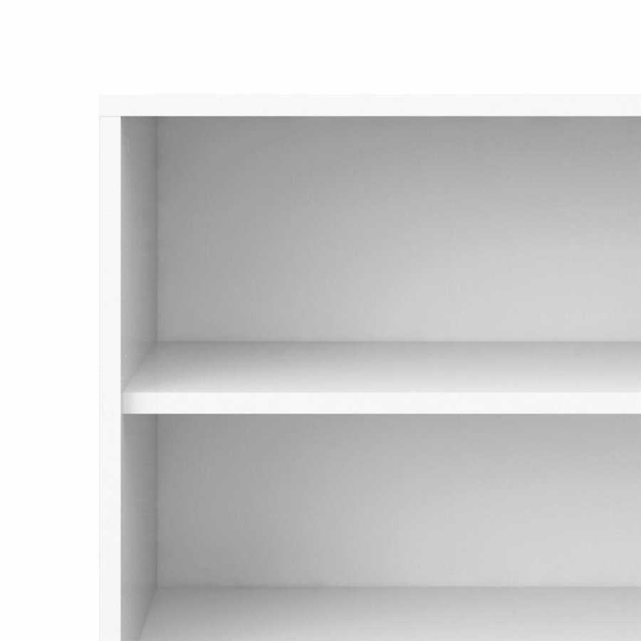 TVILUM Prima reol, m. 5 hylder - hvid melamin