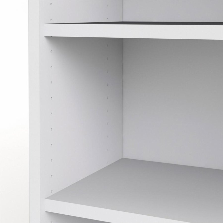 TVILUM Prima reol, m. 5 hylder - hvid melamin