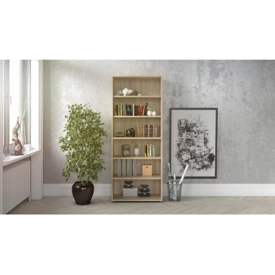 TVILUM Prima reol, m. 5 hylder - natur folie