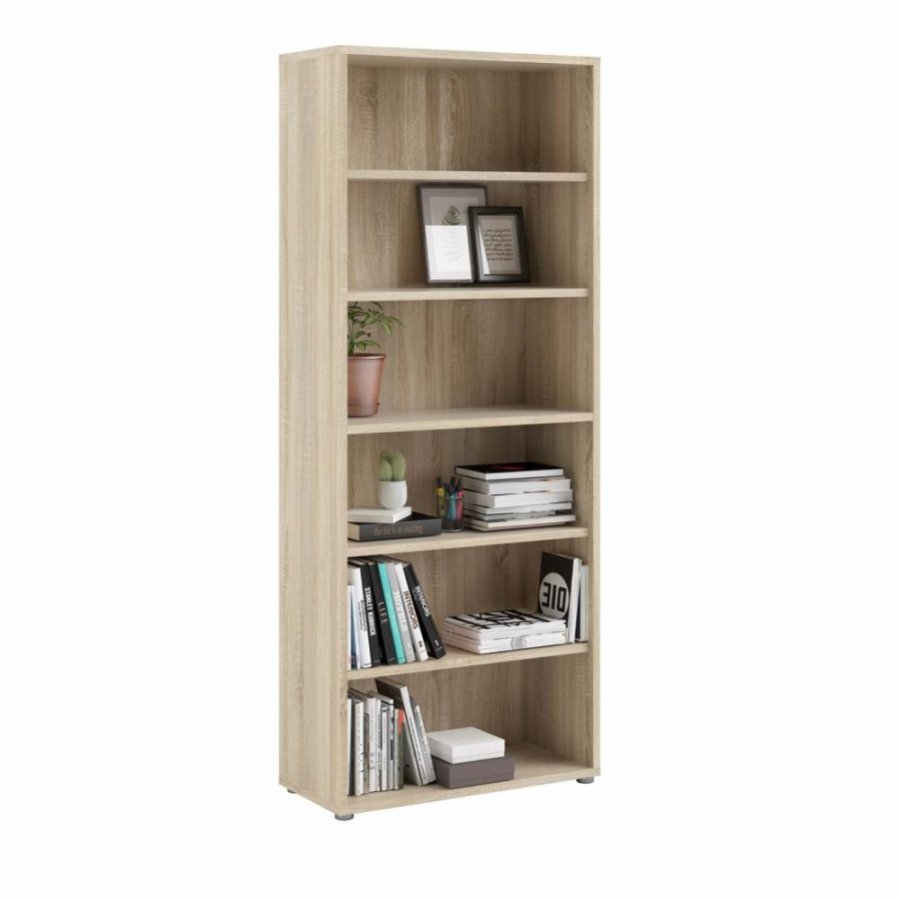 TVILUM Prima reol, m. 5 hylder - natur folie