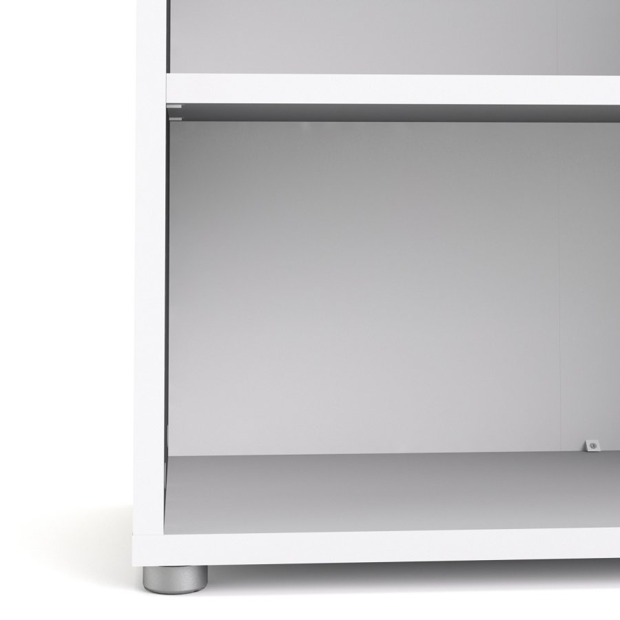 TVILUM Prima reol - hvid, m. 2 hylder 