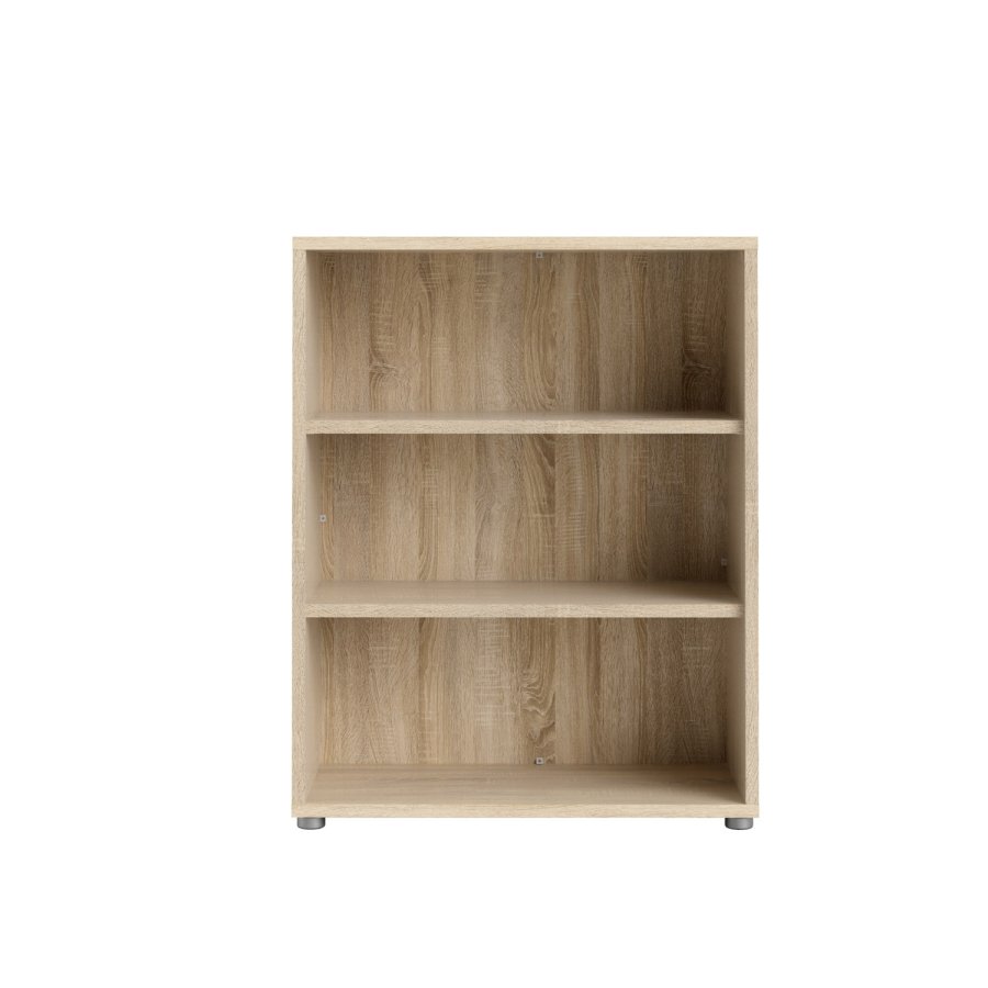 TVILUM Prima reol - egetrsstruktur, m. 2 hylder 