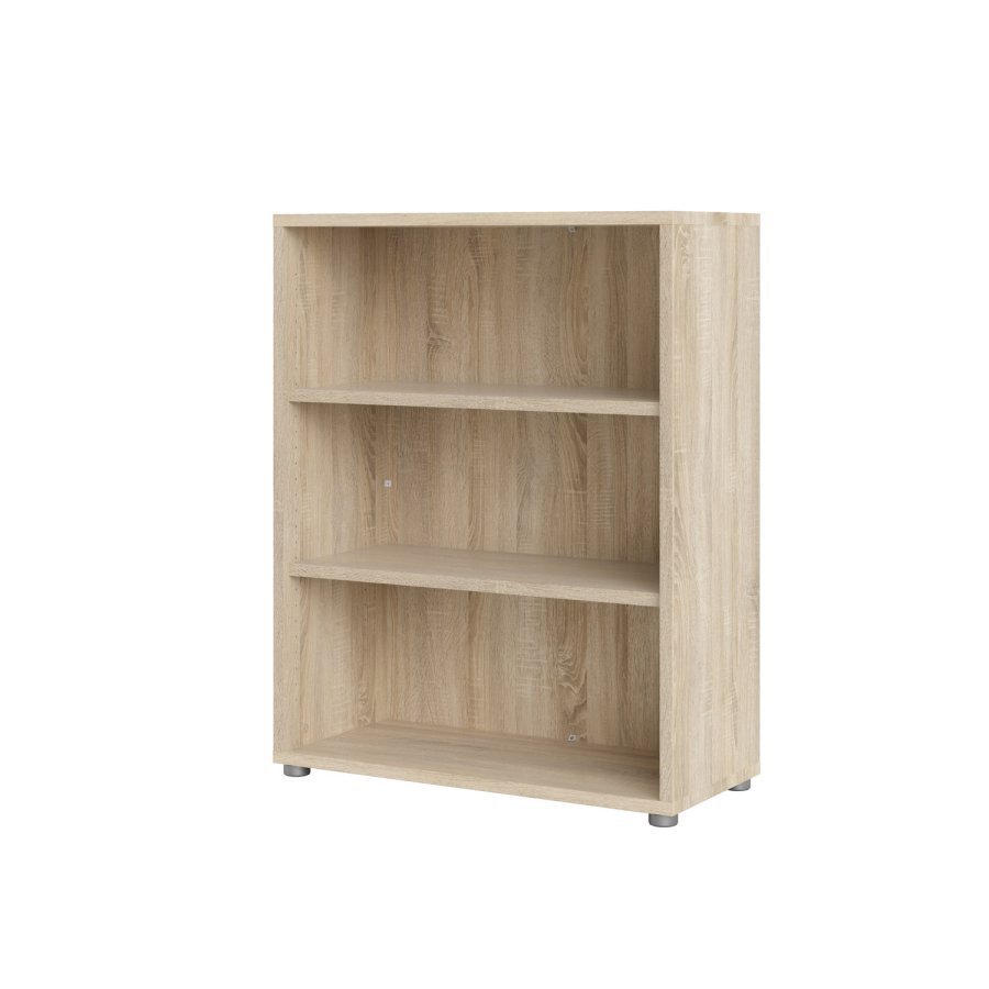 TVILUM Prima reol - egetrsstruktur, m. 2 hylder 