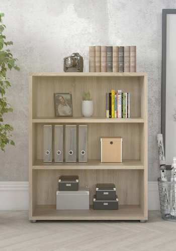 TVILUM Prima reol - egetrsstruktur, m. 2 hylder 