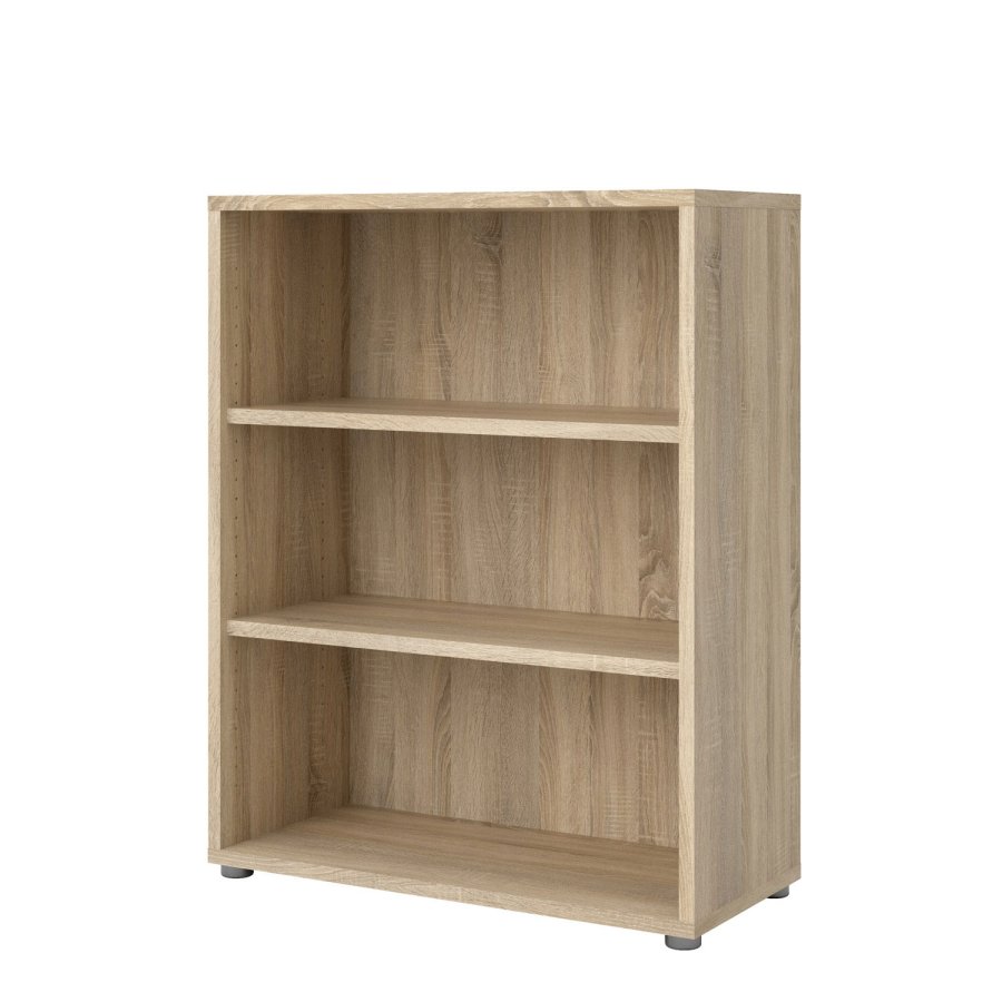 TVILUM Prima reol - egetrsstruktur, m. 2 hylder 