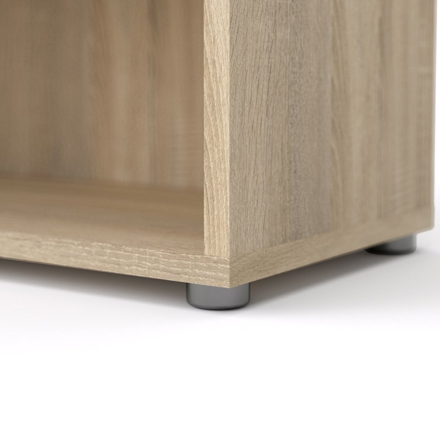 TVILUM Prima reol - egetrsstruktur, m. 2 hylder 