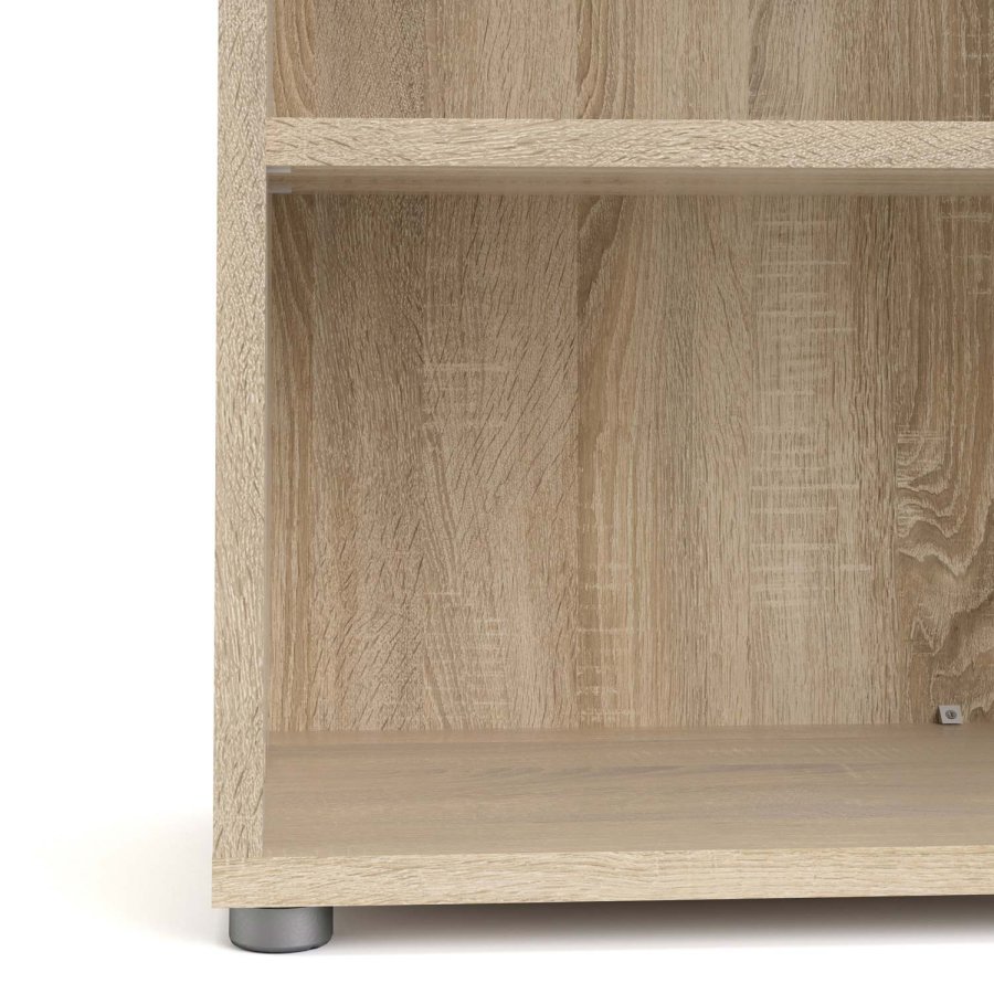 TVILUM Prima reol - egetrsstruktur, m. 2 hylder 