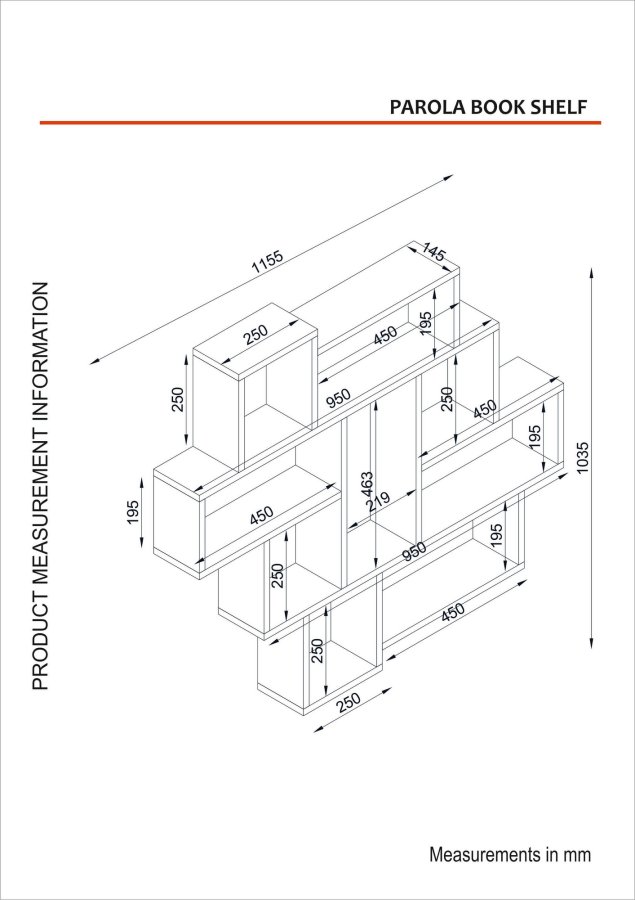 FUNZI LIVING Parola vghylde - travertin melamin