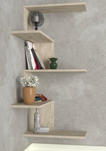 FUNZI LIVING Caniko vghylde - travertin melamin