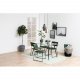 ACT NORDIC Cornelia spisebordsstol - grn polyester og sort metal