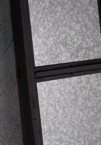 DUTCHBONE Vintage vgspejl, rektangulr - spejlglas og sort strygejern (178x38)