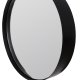 WHITE LABEL LIVING Raj Large vgspejl, rund - spejlglas og sort stl (75)