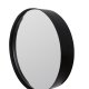 WHITE LABEL LIVING Raj Medium vgspejl, rund - spejlglas og sort stl (60)