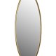 WHITE LABEL LIVING Matz L vgspejl, oval - spejlglas og antik messing jern (160x60)