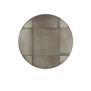 DUTCHBONE Mado vgspejl L, rund - spejlglas og gr tr (89)