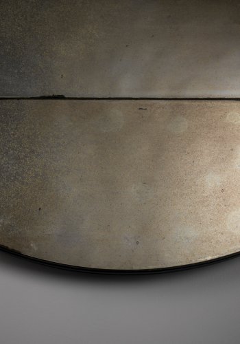 DUTCHBONE Mado vgspejl L, rund - spejlglas og gr tr (89)