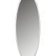 WHITE LABEL LIVING Miya L vgspejl, oval - spejlglas og hvid jern (160x60)