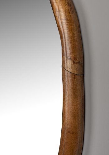 DUTCHBONE Ashley vgspejl, organisk - spejlglas og valnddefarvet mangotr (100x73)