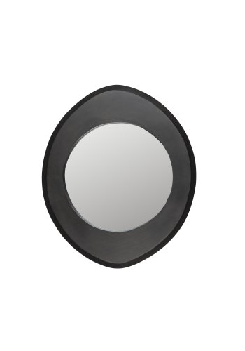 DUTCHBONE Aren vgspejl S, organisk - spejlglas og sort mangotr (55x47)