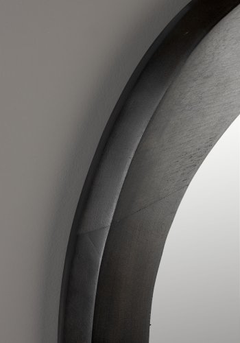 DUTCHBONE Aren vgspejl M, organisk - spejlglas og sort mangotr (71x59)