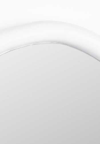 ZUIVER Looks M vgspejl, organisk - spejlglas og offwhite mangotr (73x55)