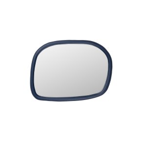 ZUIVER Looks M vgspejl, organisk - spejlglas og navy bl mangotr (70x55)