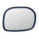 ZUIVER Looks M vgspejl, organisk - spejlglas og navy bl mangotr (70x55)