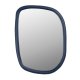 ZUIVER Looks M vgspejl, organisk - spejlglas og navy bl mangotr (70x55)