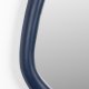 ZUIVER Looks M vgspejl, organisk - spejlglas og navy bl mangotr (70x55)