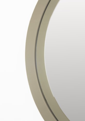 ZUIVER Bubbles vgspejl, rund - spejlglas og beige jern (50)