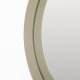 ZUIVER Bubbles vgspejl, rund - spejlglas og beige jern (50)