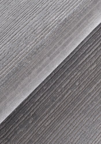 TEPPI Lima gulvtppe m. mnster, rektangulr - gr polyester (200x290)