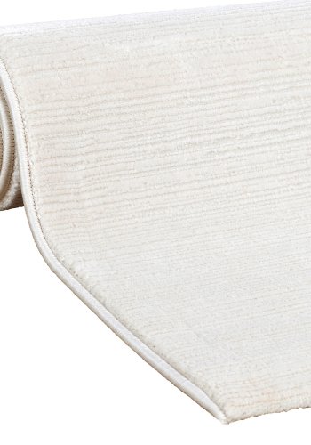 TEPPI Lima gulvtppe m. mnster, rektangulr - creme polyester (160x230)